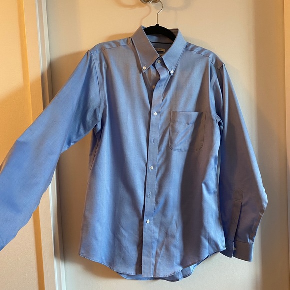 Jos A Bank Men’s Dress Shirt - Light Blue - Picture 2 of 7